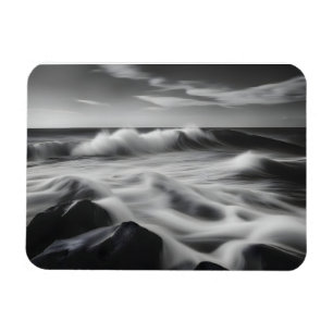 Vackert hav vinkara magnet
