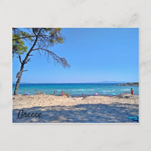 Vackert havsområde - Greklands vykort