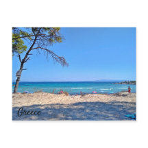 Vackert havsområde - Greklands vykort