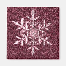 Vackert Helgdag Winter Snowflake Magnet