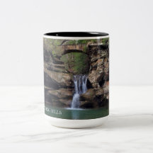 Vackert Hocking Backe Iconic Waterfall