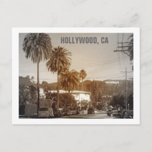 Vackert Hollywood-vykort! Vykort