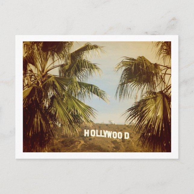Vackert Hollywood-vykort! Vykort (Framsida)