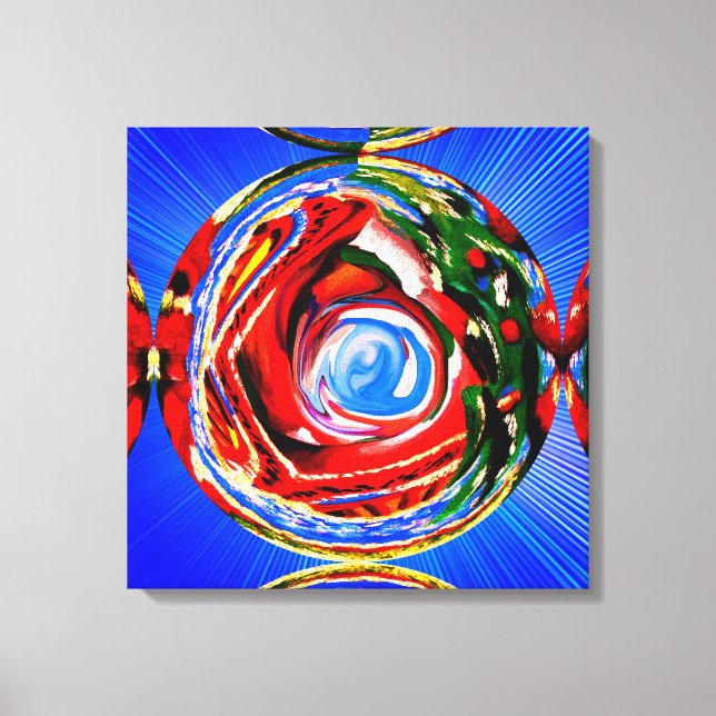 Vackert höstkonst canvastryck (Framsida)