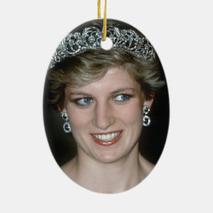 Vackert! HRH Princess of Wales Julgransprydnad Keramik