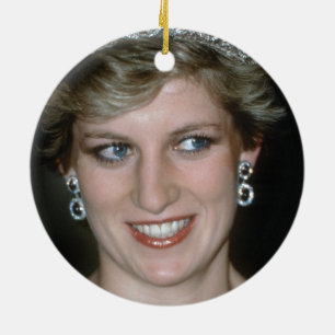 Vackert! HRH Princess of Wales Julgransprydnad Keramik
