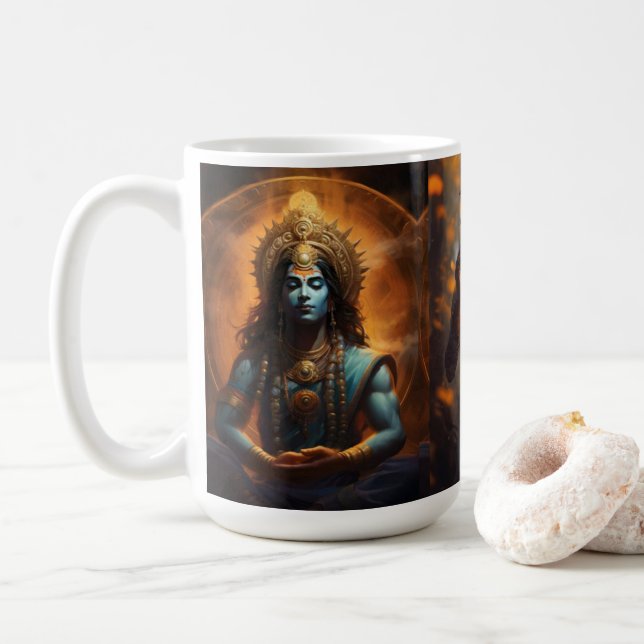 Vackert indisk GOD & GODESS Kaffemugg (Med munk)