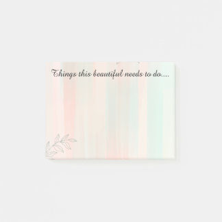 Vackert inlägg post-it block