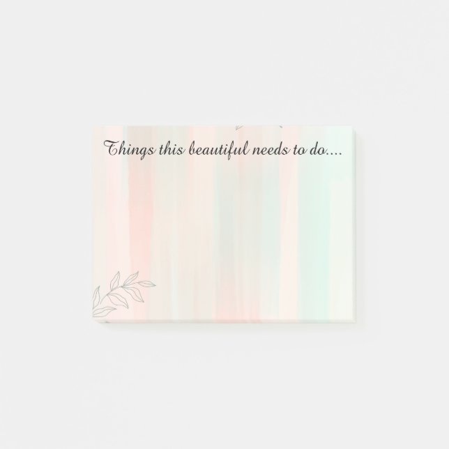 Vackert inlägg post-it block (Framsida)