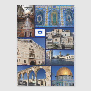 Vackert Israel, magnetkort