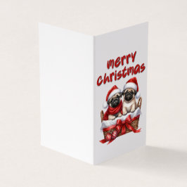 Vackert julkort för Hund Kort