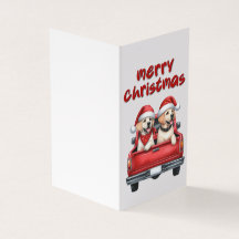 Vackert julkort för Hund