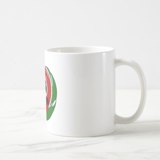 Vackert Kenyanska teaterkonst: Kenyan Flagga Butte Kaffemugg (Höger)