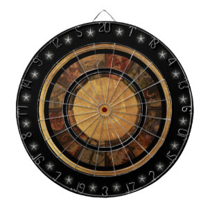 Vackert kinesiskt Zodiac Wheel Piltavla