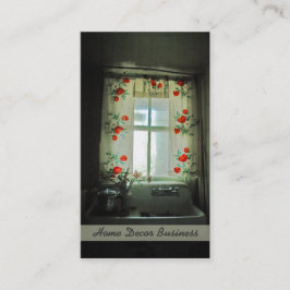 Vackert köksfönster visitkort