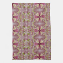 Vackert kökshandduk med Burgundy