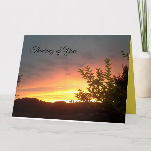 Vackert kort för att säga att du bryr dig. (Framsida)