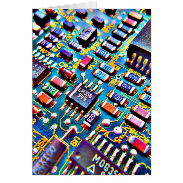 Vackert kretslopp hälsningskort (Framsidan)