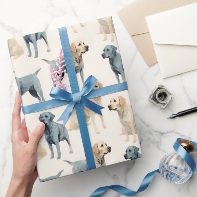 Vackert Labrador Retriever Wrapping Papper Presentpapper (Gifting)