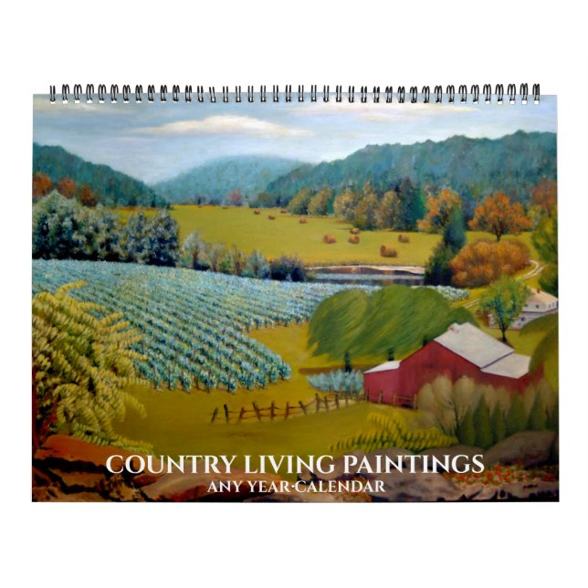 Vackert landsbygdsliv - Alla år - Kalender (Omslag)