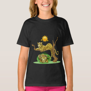 Vackert Lejont djur under Sol T Shirt