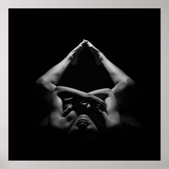 Vackert levande kvinnligt kanvastryck poster (Framsidan)