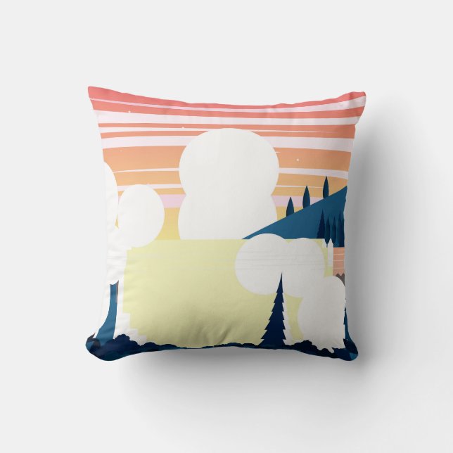 Vackert liggande kudde (Framsida)