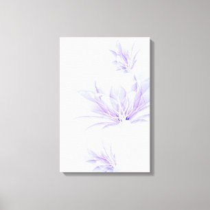 Vackert lila blommor kanvastryck