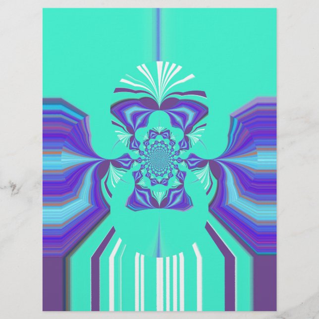 Vackert Lila Cyan Iridescent Blue-vektor färg (Framsida)