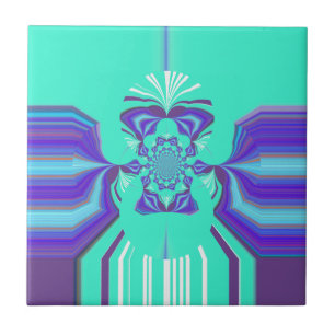 Vackert Lila Cyan Iridescent Blue-vektor färg Kakelplatta
