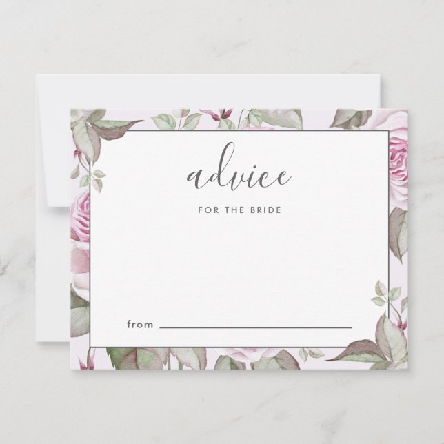 Vackert Lila Ro Advice för Bride (Framsida)