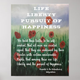 Vackert liv, Frihet och lycka Poster