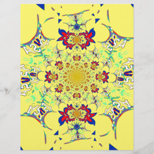 Vackert ljus Golden Blommigt Art: A Posh Touch