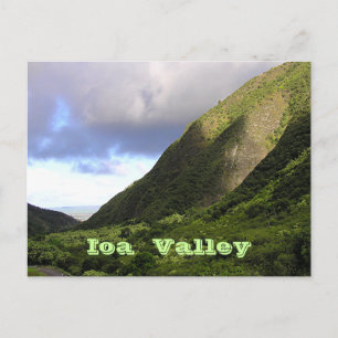 "Vackert ljus över IOA VALLEY, MAUI" Vykort