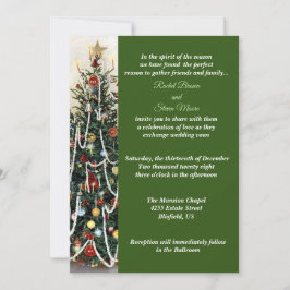 Vackert ljus, Träd jul, Bröllop OSA Inbjudningar