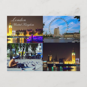 Vackert London, brittiskt vykort