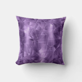Vackert Luxury Lavender Geometrical Mönster Kudde