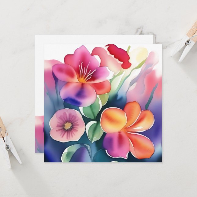 Vackert,lycklig,ljust,vår,sommar,söt,elegant,w Inbjudningar (Fram/Back In Situ)