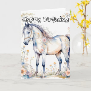 Vackert Majestic Horse Kort