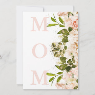 Vackert MAMMA Blommigt Elegance Lycklig Mors dag