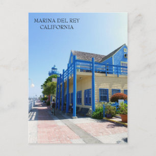 Vackert Marina Del Rey-vykort! Vykort