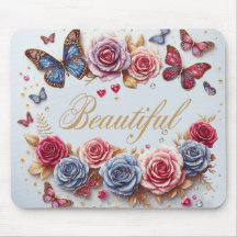 "Vackert" med fjärilar och ro