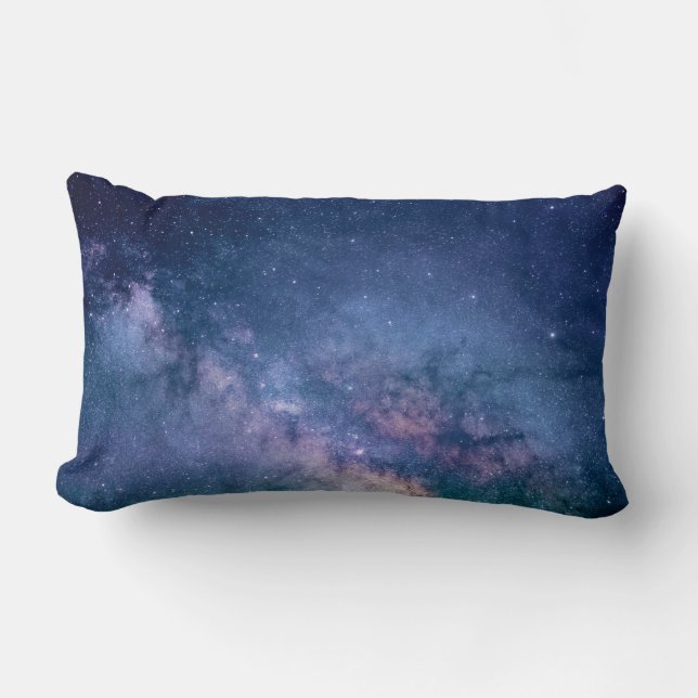 Vackert Milky Way Lumbarkudde (Framsida)