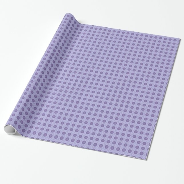 Vackert mönster i lavendel #2 presentpapper (Utrullad)