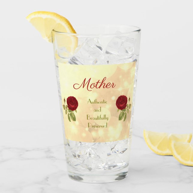 Vackert Mor citat Glaskopp (Framsida Ice)