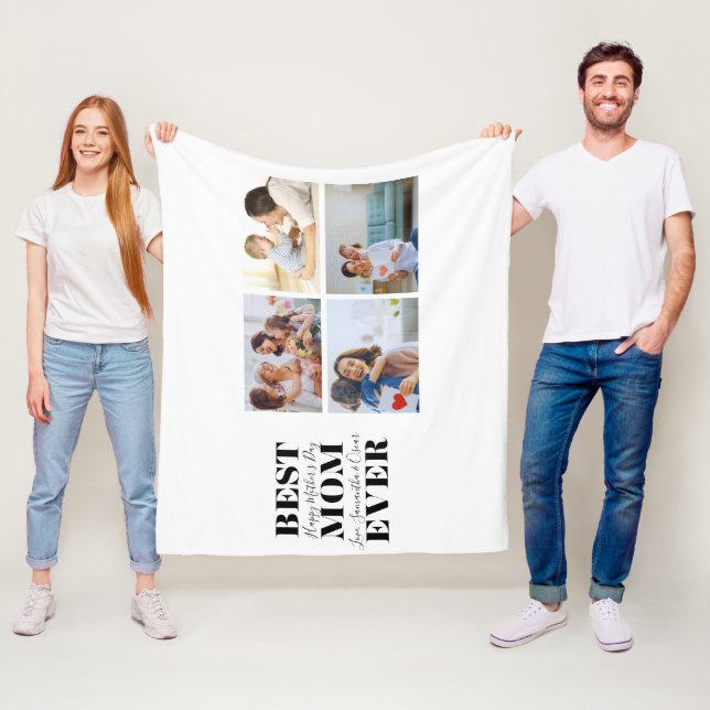 Vackert Mor dag Gift Fleece Blanket (På plats)