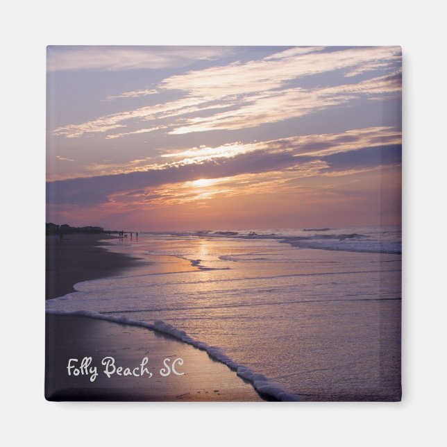 Vackert morgonmagnet magnet (Framsidan)