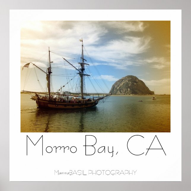 Vackert Morro Bay Poster! Poster (Framsidan)
