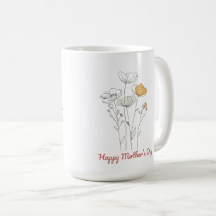 Vackert Mors dag Wrap Kaffemugg