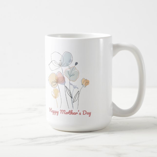 Vackert Mors dag Wrap Kaffemugg (Höger)